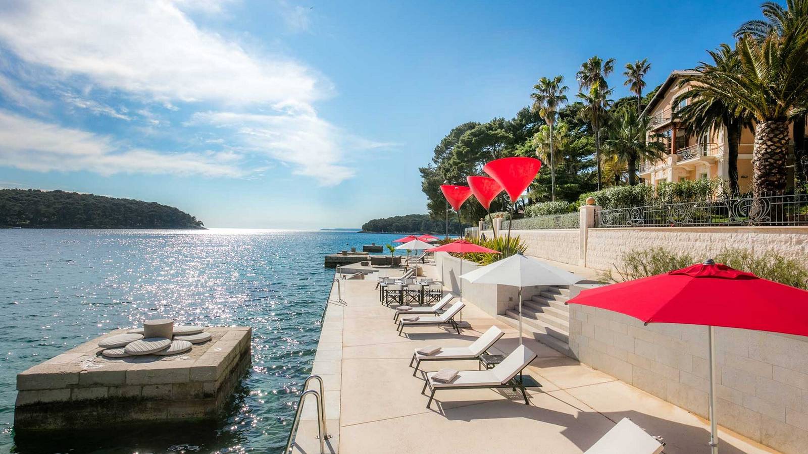 Grandiose Mali Losinj Villa | Villa Venera | 8 Bedrooms | Beach front in Mali Losinj, Lošinj (Kvarn Bay)