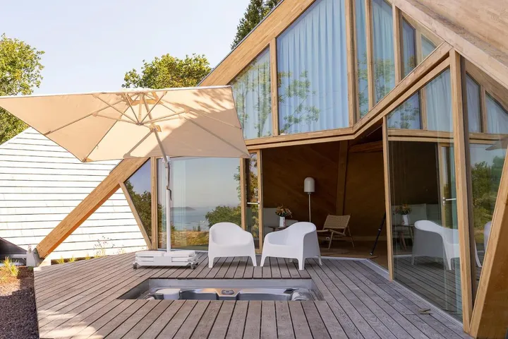 Camping para 4 personas, con vistas además de terraza y jardín, Se admiten mascotas - 1