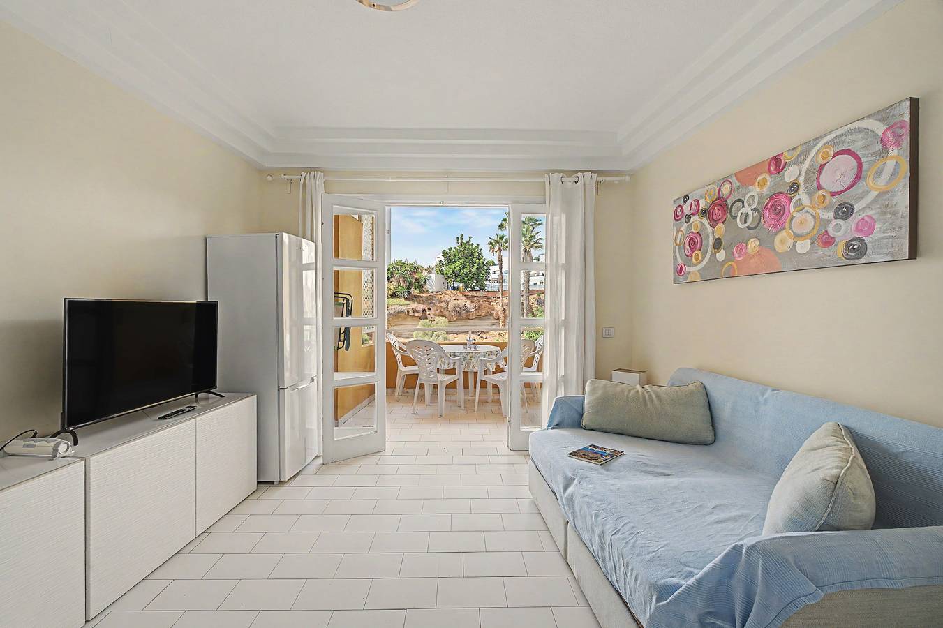 Ganze Wohnung, Ferienwohnung 'Complejo 206' mit Meerblick, Gemeinschaftspool und WLAN in Puerto Colon, Adeje