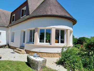 Cottage pour 9 personnes, avec jardin et vue à Plomb (Manche)