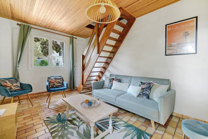 Maison de vacances pour 6 personnes, avec Jardin