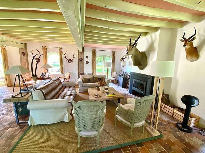 Location de vacances pour 10 personnes, avec Terrasse ainsi que Vue sur le lac et Vue à Villemurlin