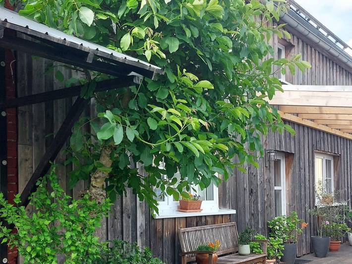 Ferienwohnung für 4 Personen, mit Terrasse und Garten