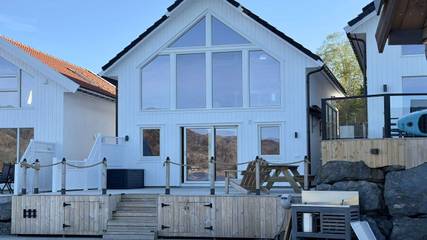 Ferienhaus für 6 Personen, mit Ausblick und Terrasse in Stord