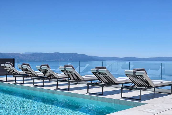 Villa für 8 Personen, mit Pool und Garten sowie Sauna und Whirlpool, kinderfreundlich in Labin