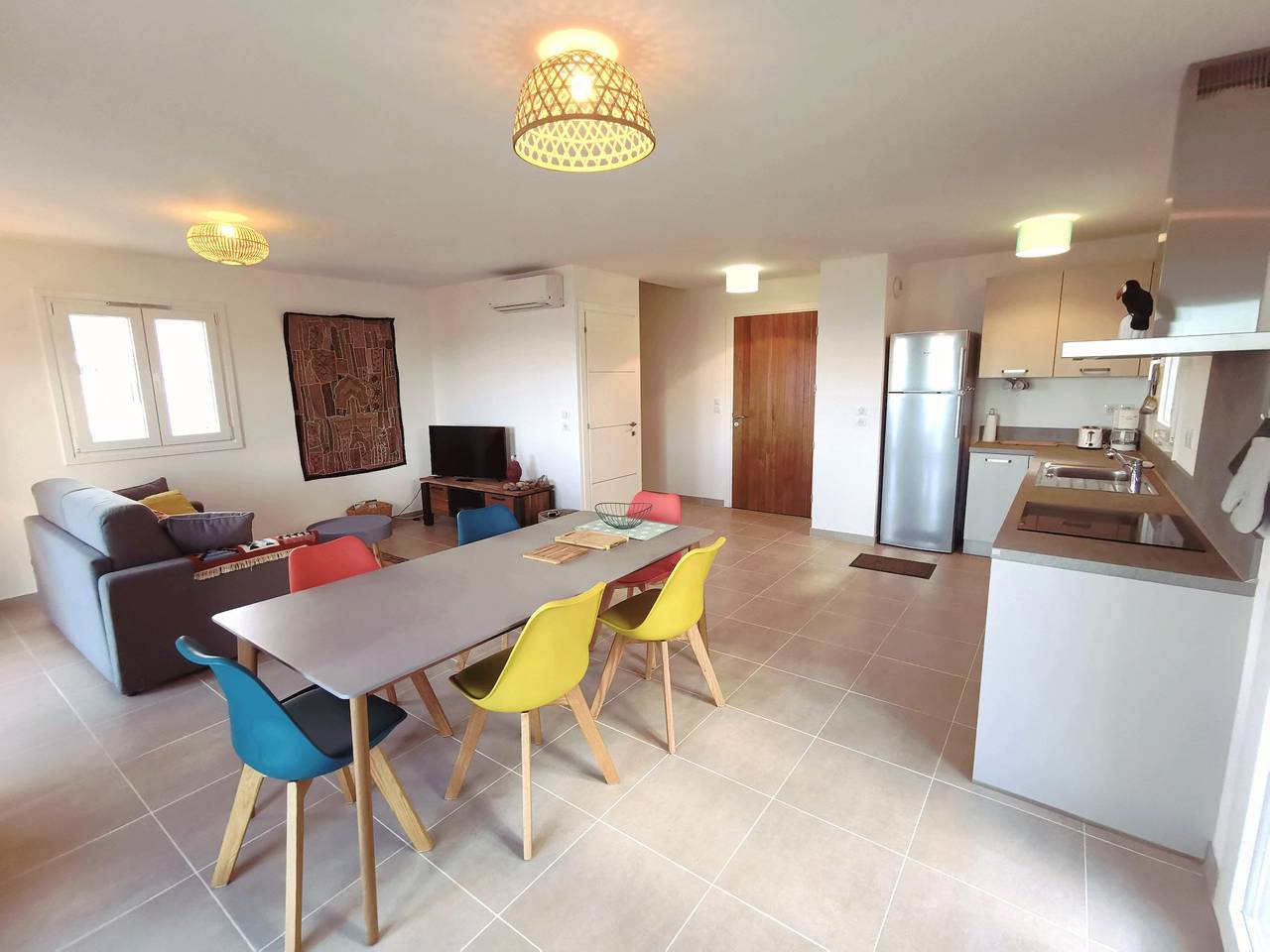 Apartamento entero, Mor302-T3 Duplex neuf Vue mer 100m plage in Saint-Florent, Region de Calvi