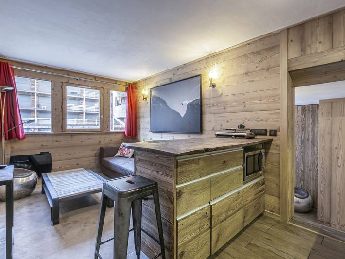 Appartement de vacances pour 6 personnes, avec balcon à Val-d'Isère