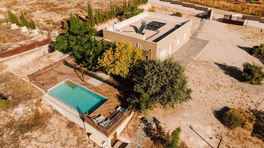Casa rural para 12 personas, con jardín además de vistas y piscina, Se admiten mascotas en Caravaca de la Cruz - 2