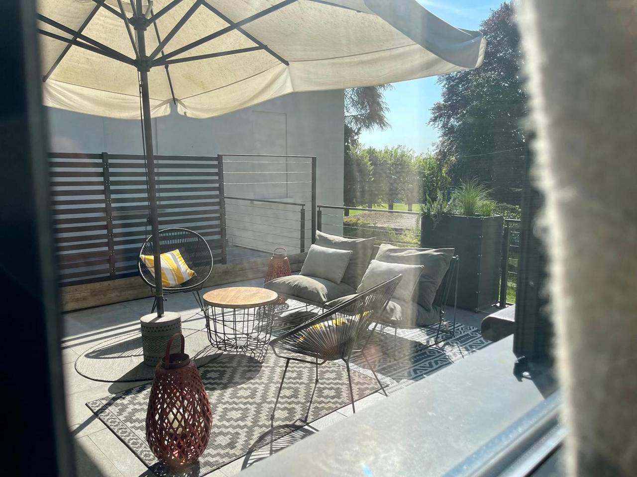 Zimmer 'Sharazad' mit Bergblick, Gemeinschaftsterrasse und Wlan in Lurate Caccivio, Como Provinz