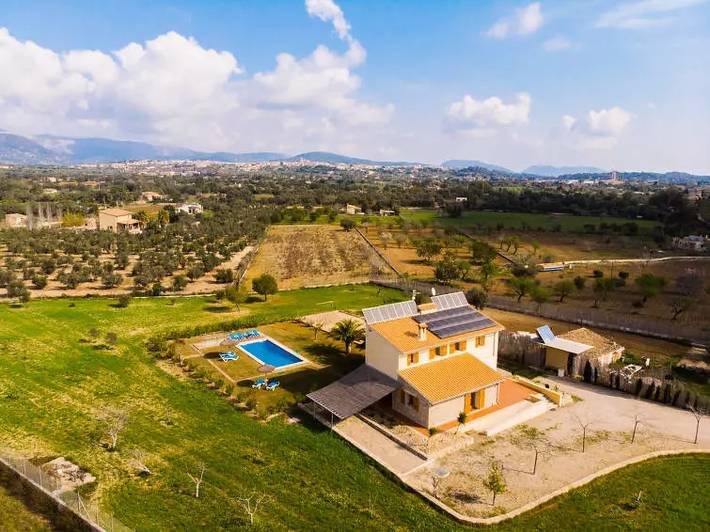 Finca für 8 Personen, mit Balkon und Pool in Selva - 4