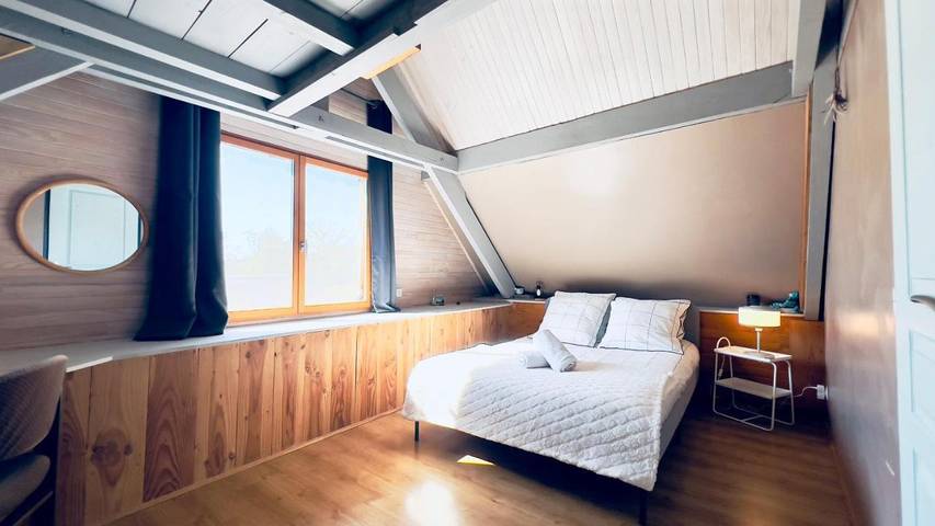 Location de vacances pour 6 personnes, avec jardin ainsi que piscine et vue à Asson - 4