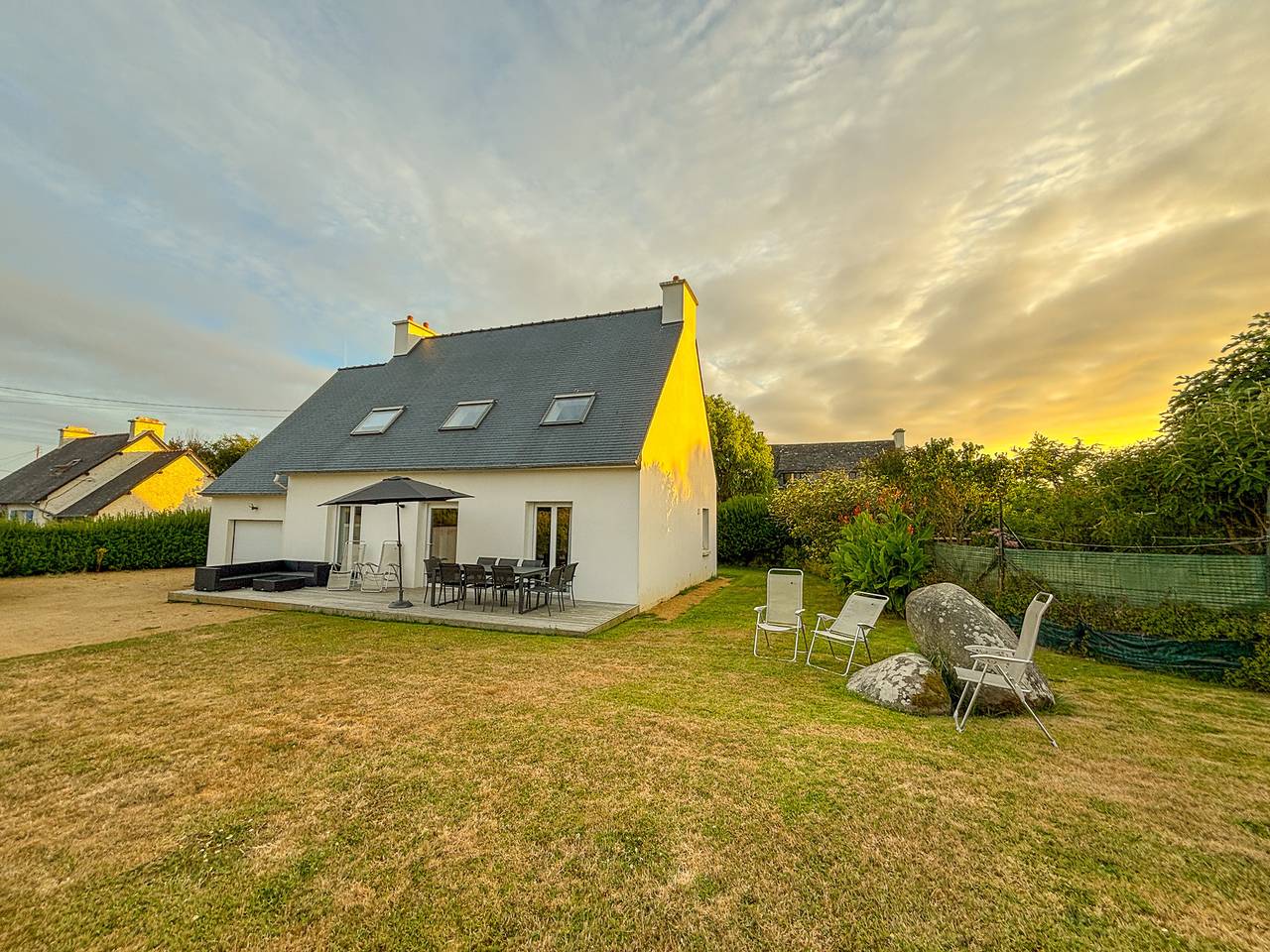 Casa de vacaciones para 12 personas con jardín in Landrellec, Pleumeur-Bodou