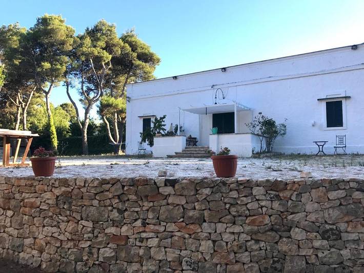 Location de vacances pour 11 personnes, avec jardin et vue, animaux acceptés à Selva di Fasano