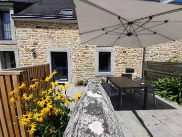 Location de vacances pour 4 personnes, avec terrasse à Riec-sur-Bélon