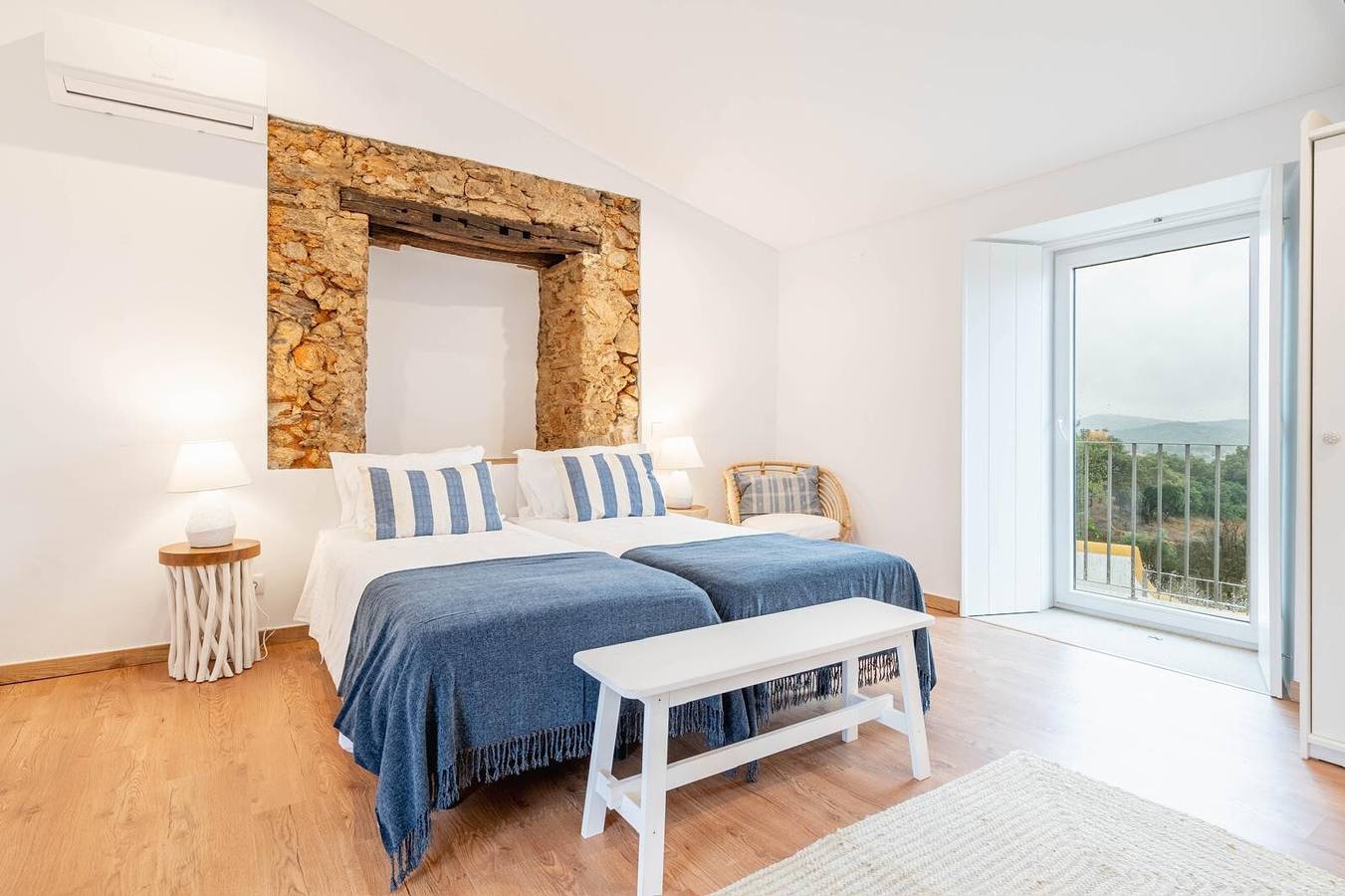 Zimmer 'Quarto 1' mit Gemeinschaftspool in Fortios, Portalegre Distrikt