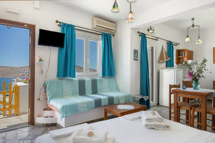 Studio für 3 Personen, mit Balkon - 1