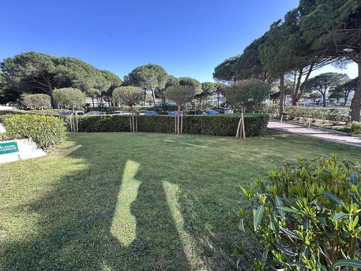 Ganzes Studio, **Geräumiges Studio für 4 Personen mit Pool, 50m zum Strand, Terrasse und Parkplatz** in Port Camargue, Le Grau-du-Roi
