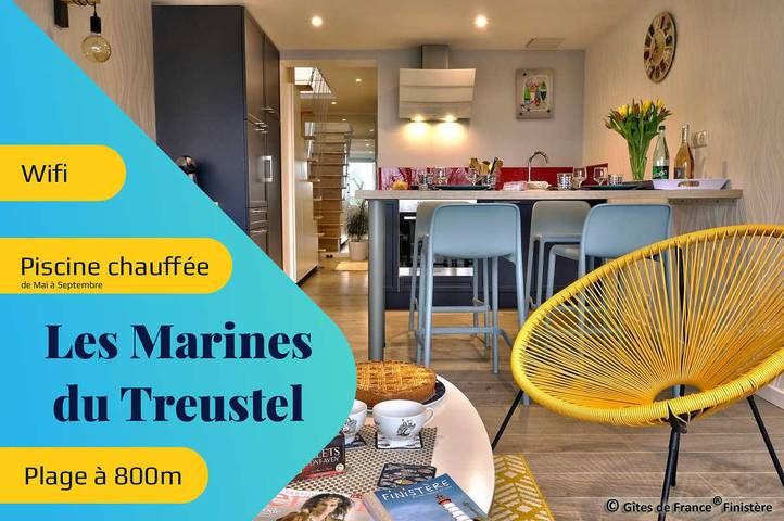 Les marines du treustel in Combrit, Côte de Cornouaille
