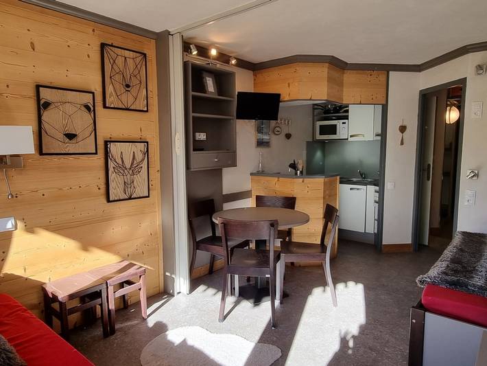 Gîte pour 4 personnes, avec Balcon dans Aime 2000