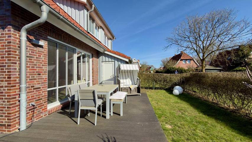 Ferienhaus für 6 Personen, mit Garten und Ausblick auf Spiekeroog