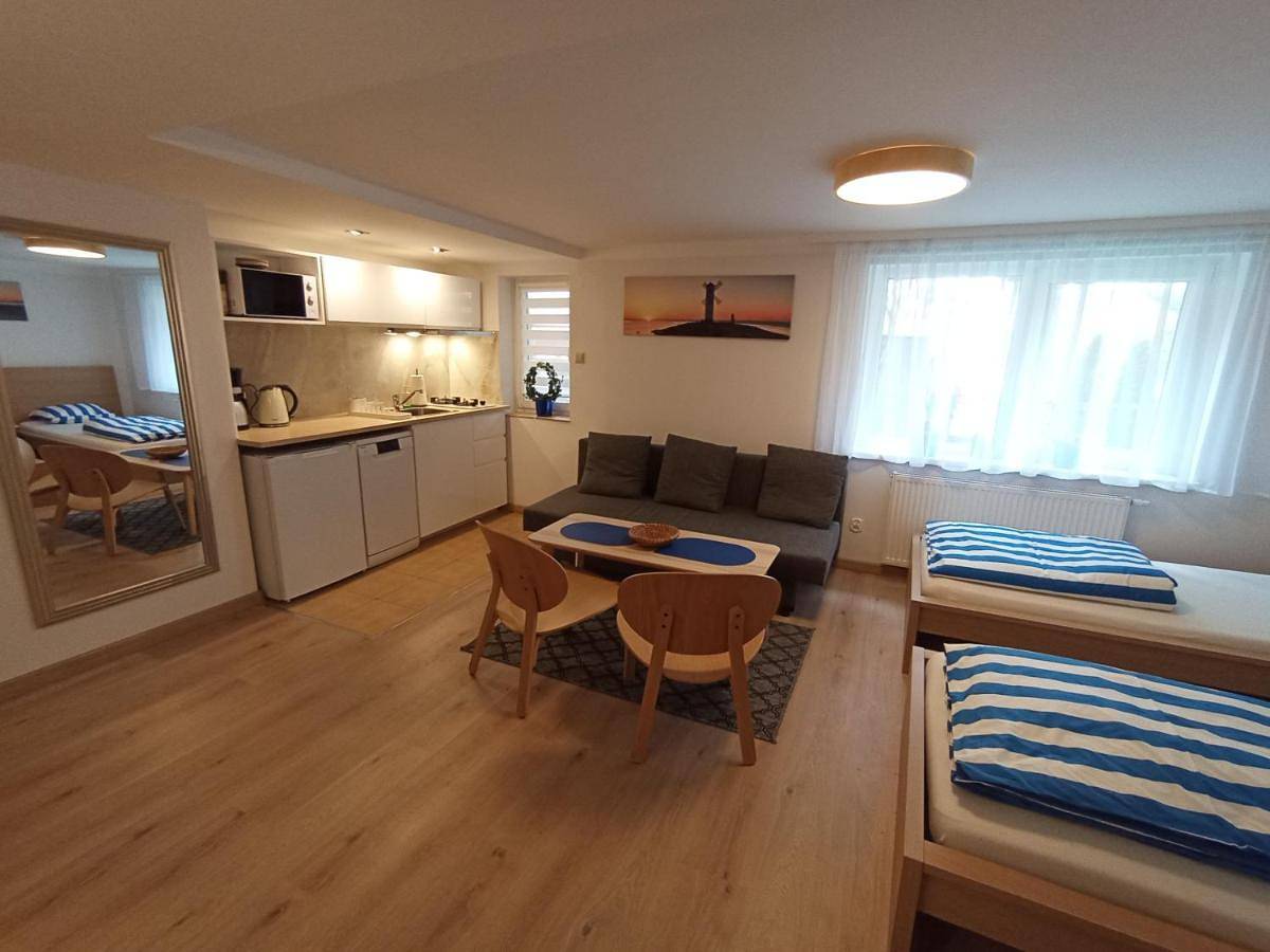 Chatki Saturnina i pokoje in Swinemünde, Stettiner Haff