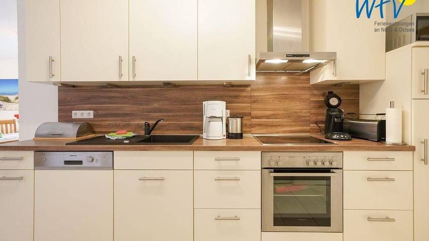 Ferienhaus für 8 Personen, mit Balkon und Garten auf Borkum