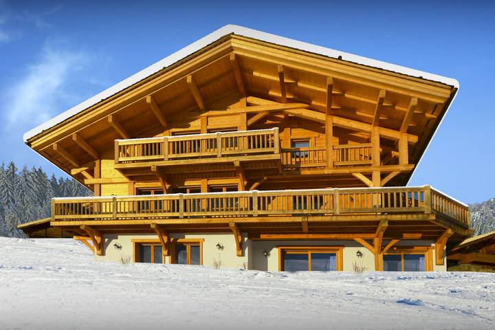 Chalet pour 12 personnes, avec Balcon ainsi que Terrasse et Jardin à Saint-Jean-de-Sixt