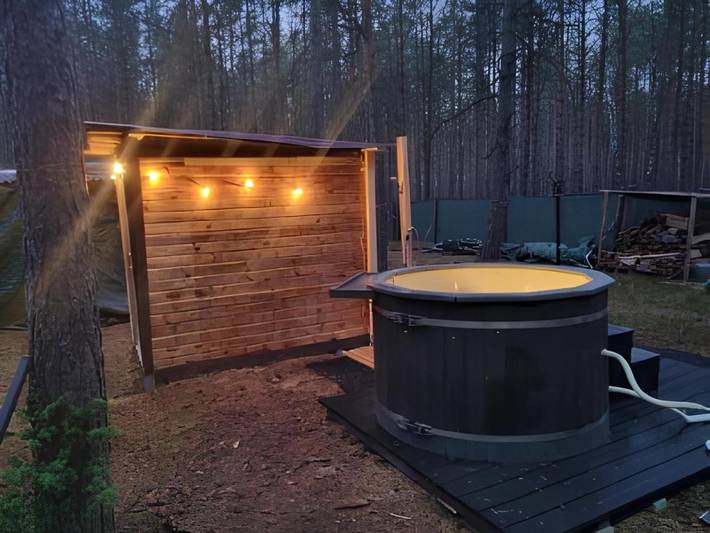 Camping für 2 Personen, mit Garten und Sauna sowie Ausblick, mit Haustier in Pommern - 2