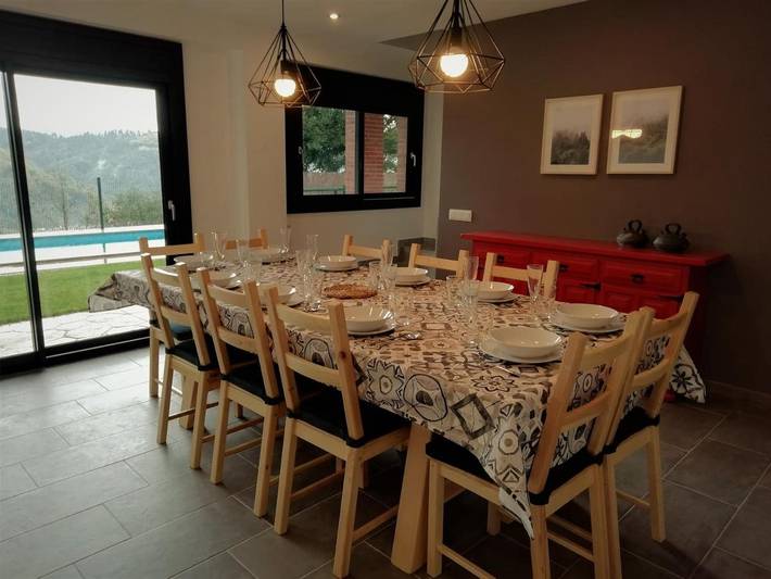 Casa rural para 9 personas, con jardín además de vistas y piscina en Osona - 4