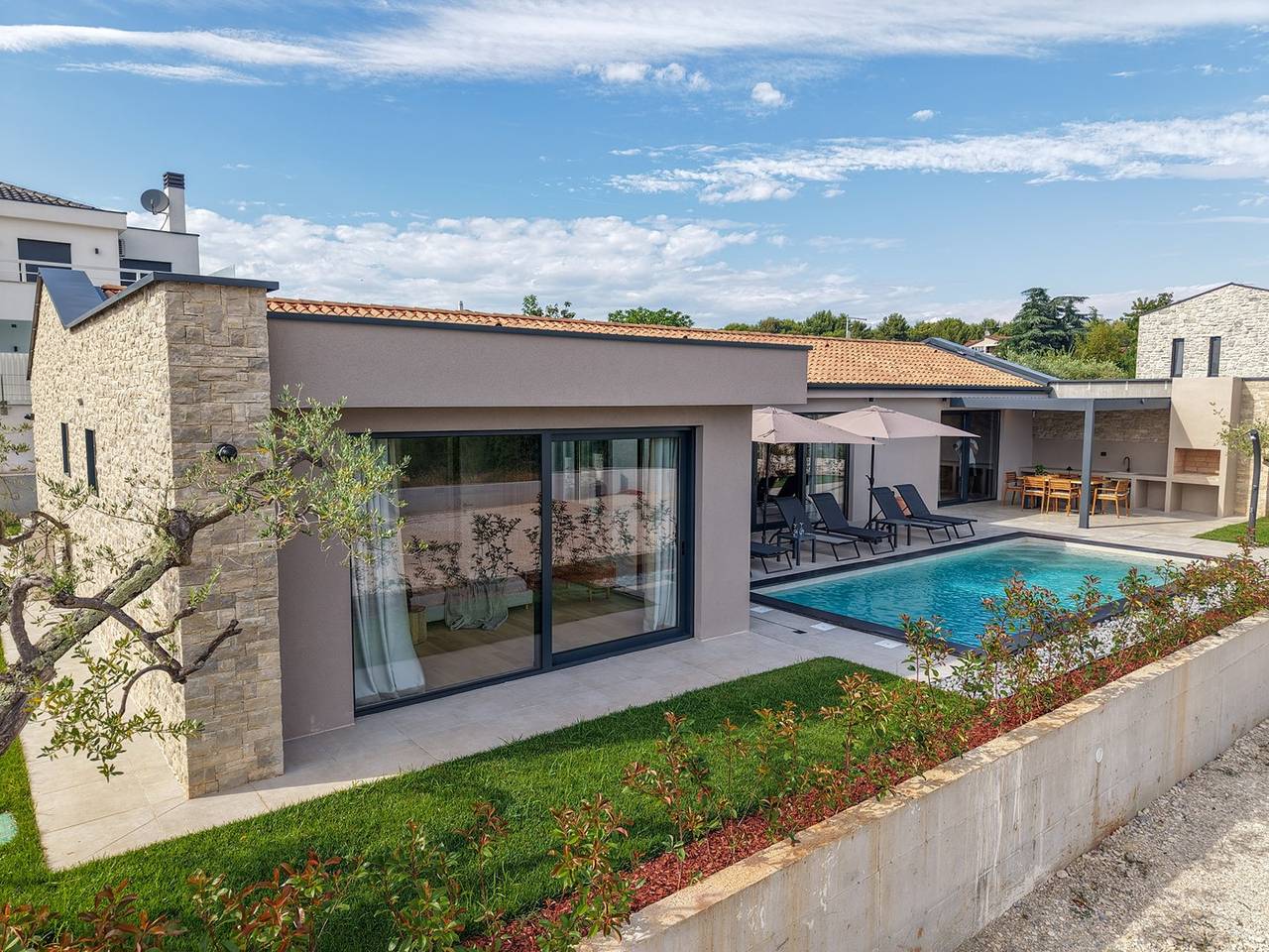 Villa Simeoni in Tar-Vabriga, Umag og Omland
