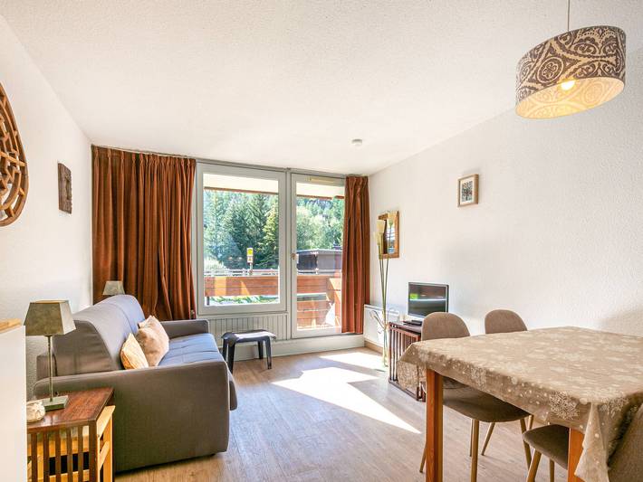 Studio pour 3 personnes, avec balcon à Val-d'Isère