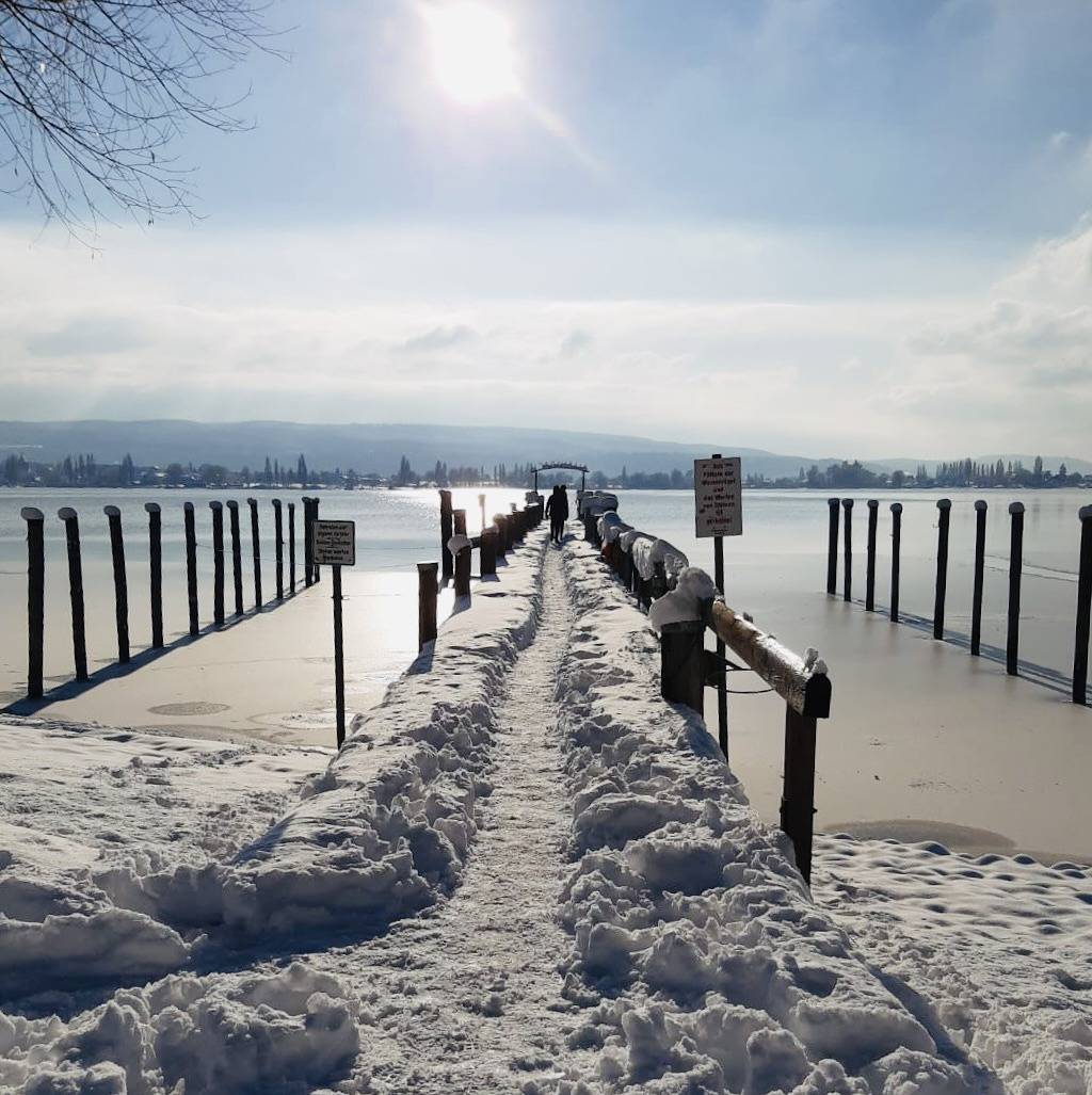 Ganze Ferienwohnung, Ferienhaus - Andrea Hagmüller - 2-Zimmer-Fewo, Eg + 1. Et. in Allensbach, Untersee