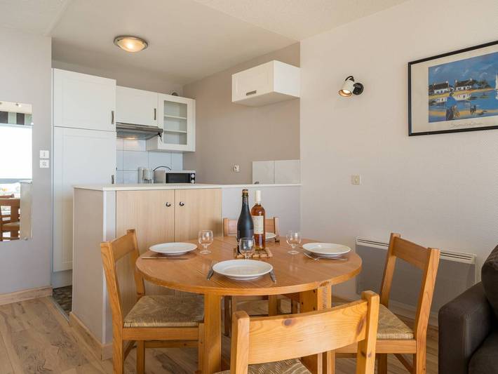Studio für 2 Personen, mit Balkon und Terrasse in Carnac - 4