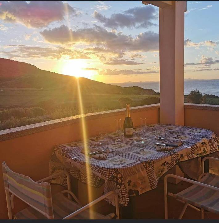 Ferienhaus für 5 Personen, mit Balkon und Ausblick
