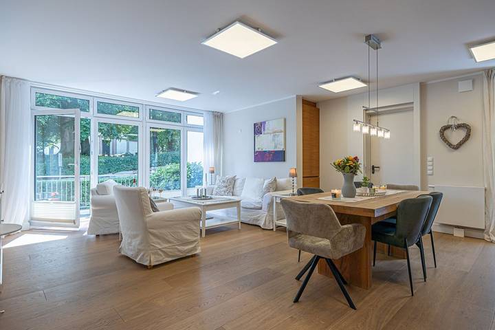 Ferienwohnung für 4 Personen, mit Balkon und Terrasse in Flensburg