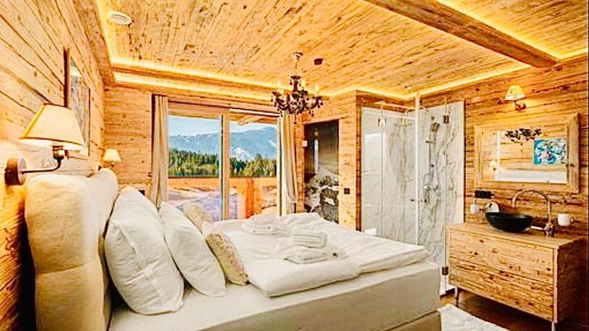 Hütte für 12 Personen, mit Garten und Sauna sowie Ausblick, mit Haustier in Kitzbühel - 2