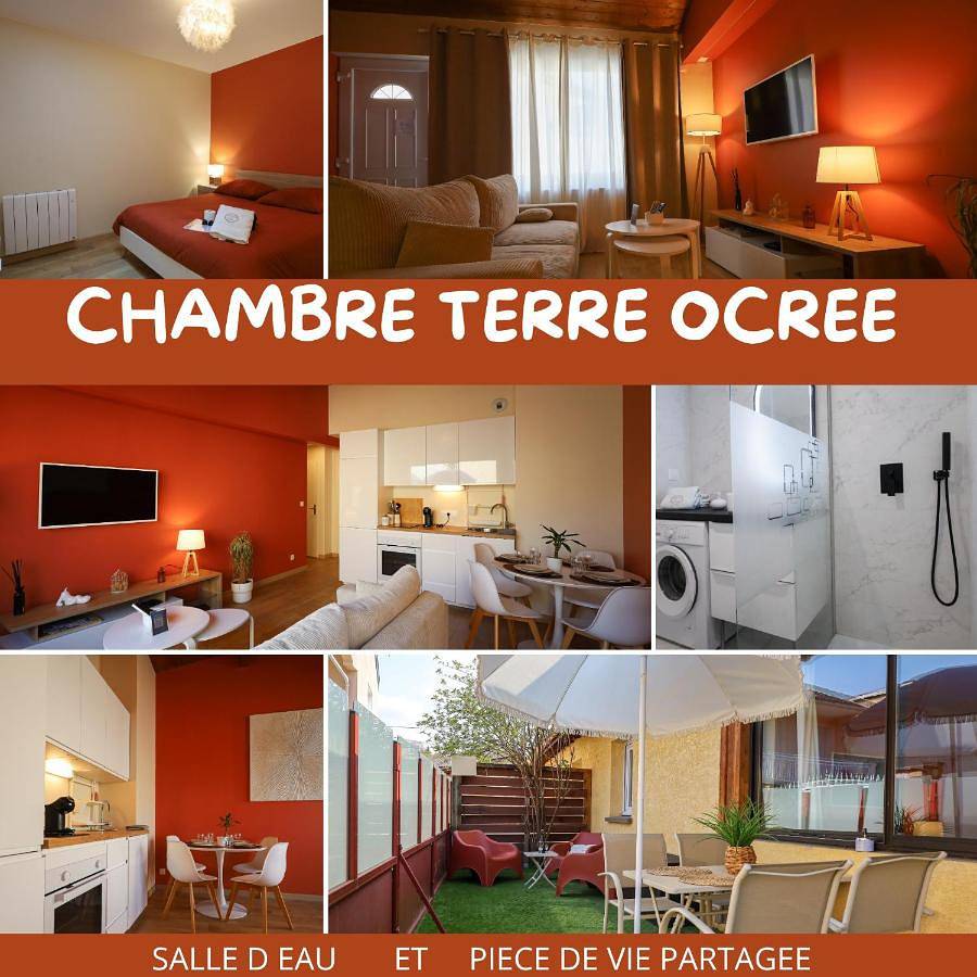 Chambre en colocation -terre ocrée- centre - ville- parking in Ambérieu-en-Bugey, Belley
