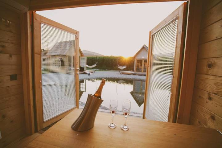 Camping pour 8 personnes, avec Terrasse et Jardin ainsi que Bassin pour enfant et Piscine en Slovénie - 4