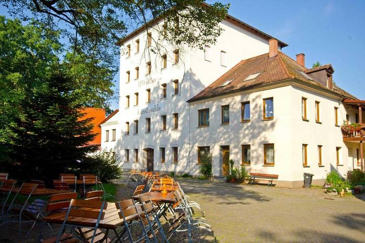 Ferienwohnung für 5 Personen, mit Ausblick in Playmobil Funpark