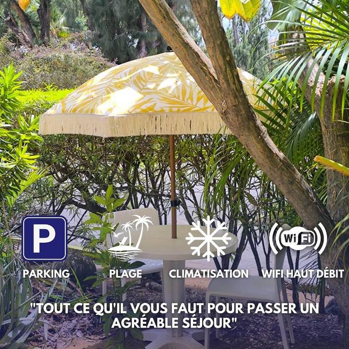 Appartement de vacances pour 3 personnes, avec jardin