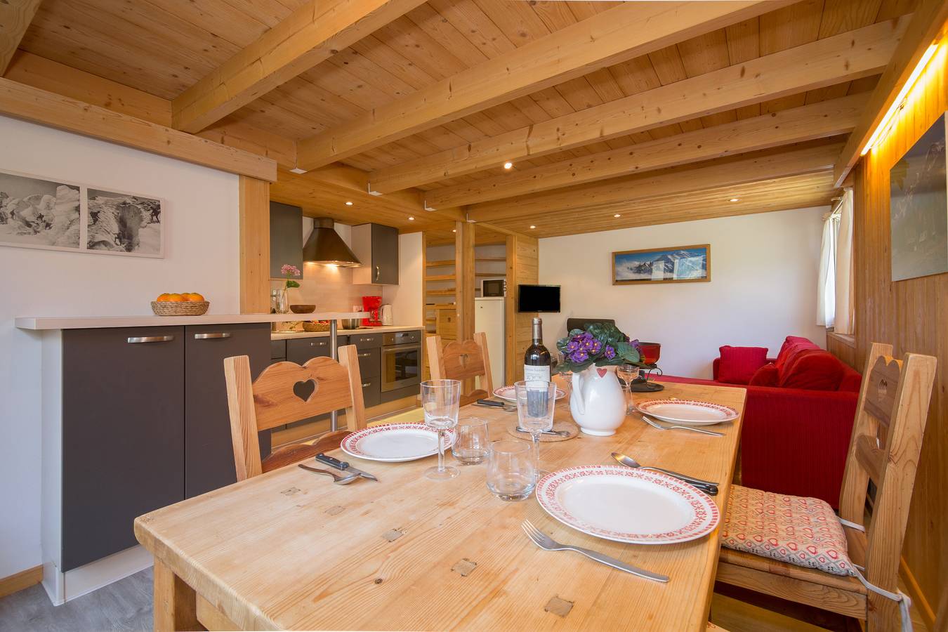 Geheel appartement, Résidence Grand Roc - Ancolies 218 in Argentière, Chamonix
