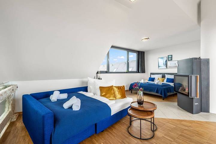 Appartement entier, Dnd Design Loft I 170qm I Parken I Balkon I Workstation I Ne - Design Loft: 170m² Parken Netflix in Würzburg, Région viticole de Franconie