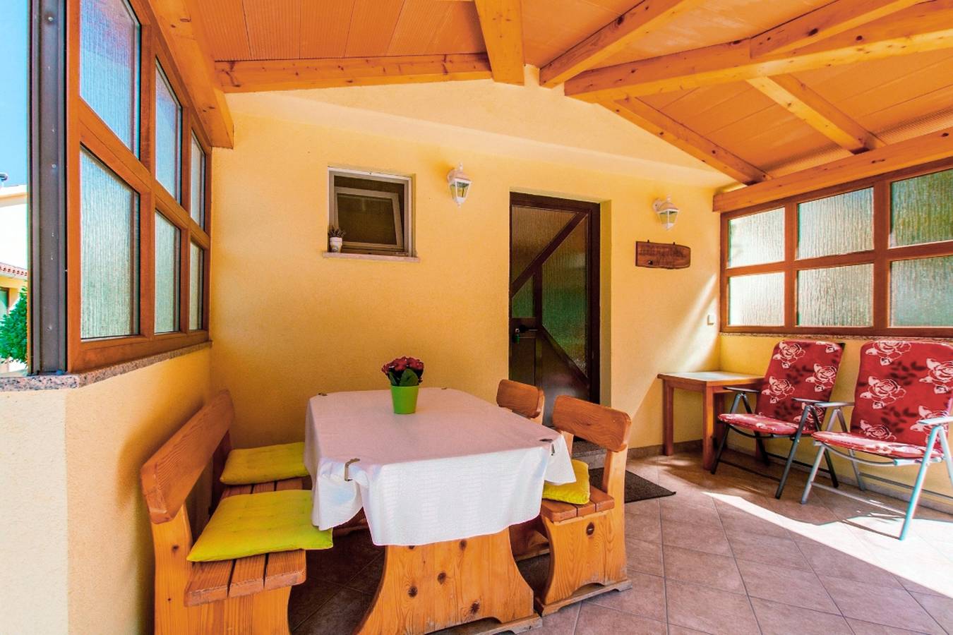 Ganze Wohnung, 1-Zimmer-Ferienwohnung mit Terrasse Vinez, Labin A-11851-a in Vinez, Ostküste Istrien