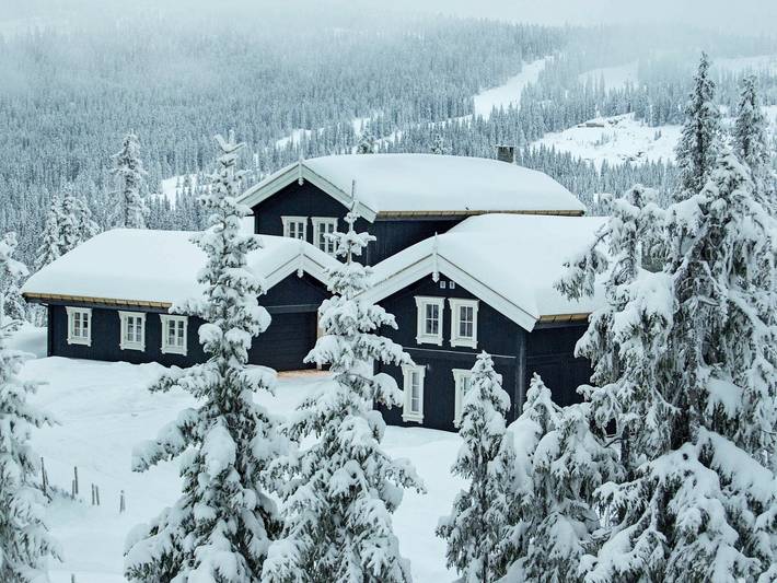 Ferienhaus für 12 Personen, mit Ausblick in Ringebu