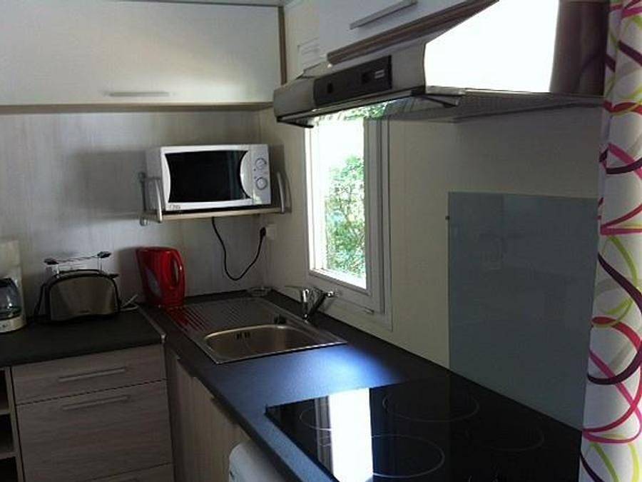 Camping Le Jardin des Cévennes - Mobile home 4 persons - Oakley in Meyrueis, Cévennes