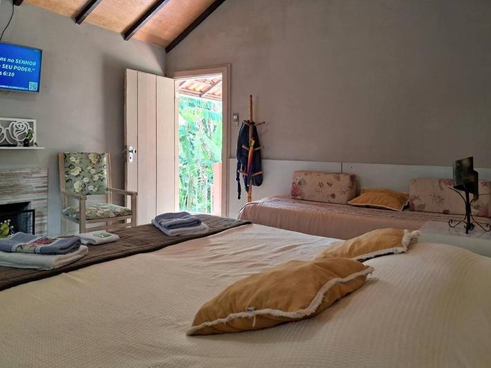 Hôtel pour 3 personnes, avec piscine et sauna ainsi que jacuzzi et jardin à São Roque - 4