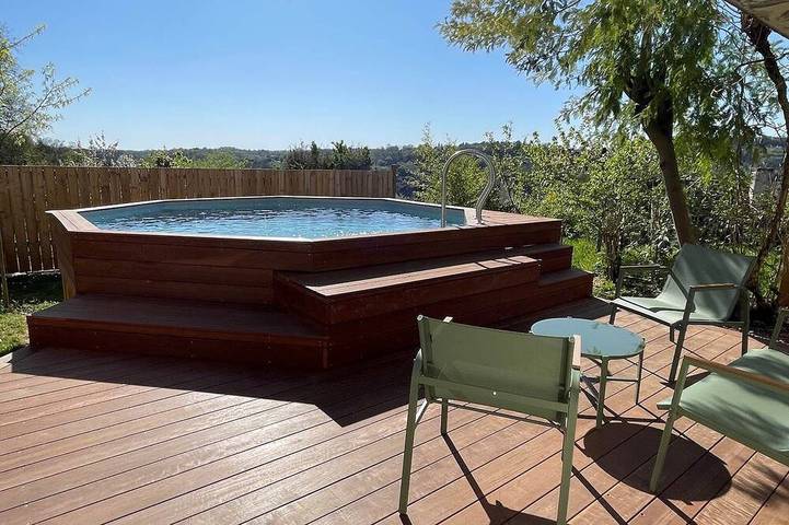 Gîte pour 6 personnes, avec jacuzzi et balcon à Sarlat-la-Canéda
