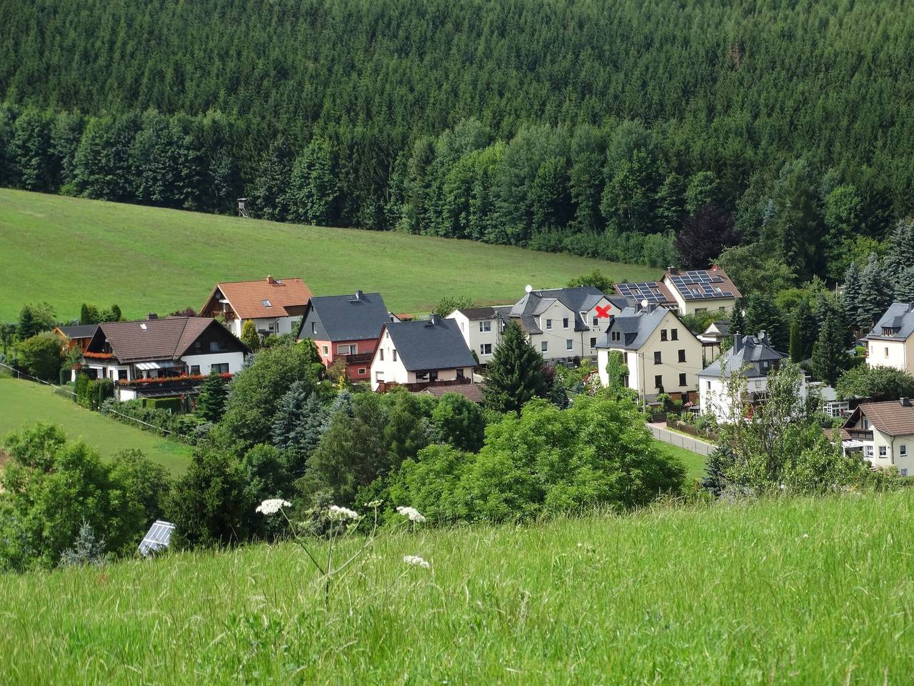 Apartamento vacacional entero, Apartamento de vacaciones para 5 personas in Oelsnitz/Erzgebirge, Montes Metálicos