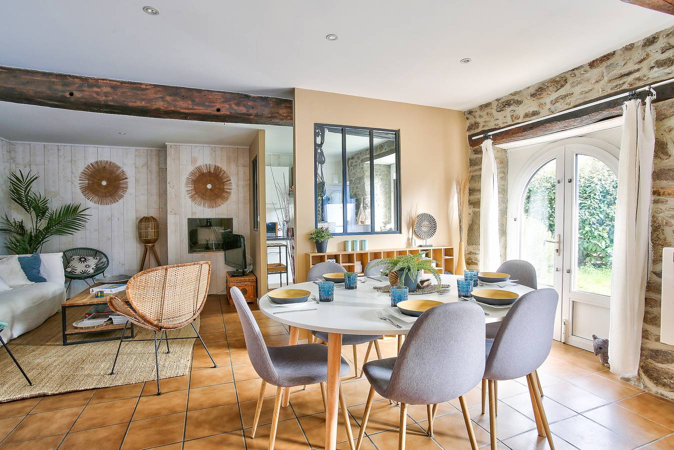 Superbe maison pour 6, plage à 400 m in Saint-Suliac, Región de Saint-Malo