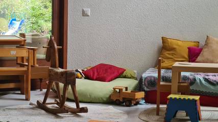 Gîte pour 3 personnes, avec jardin ainsi que vue et sauna à Aesch